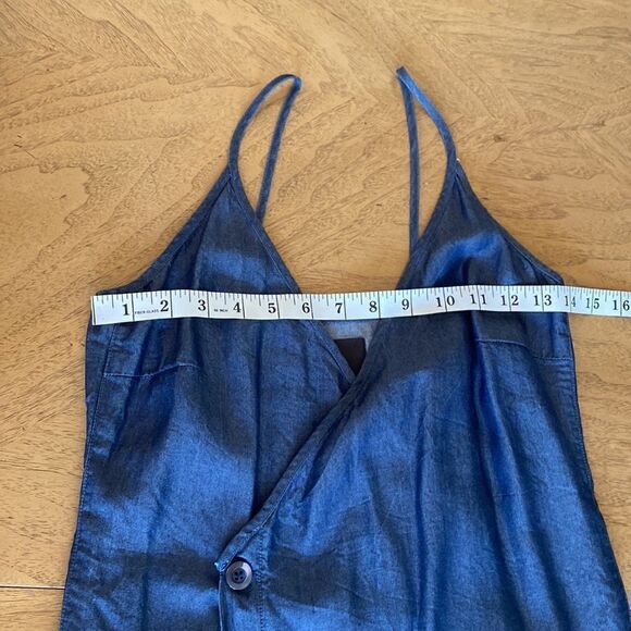 G Star Raw Dark Denim Mini Wrap Dress Size XS - Picture 8 of 11